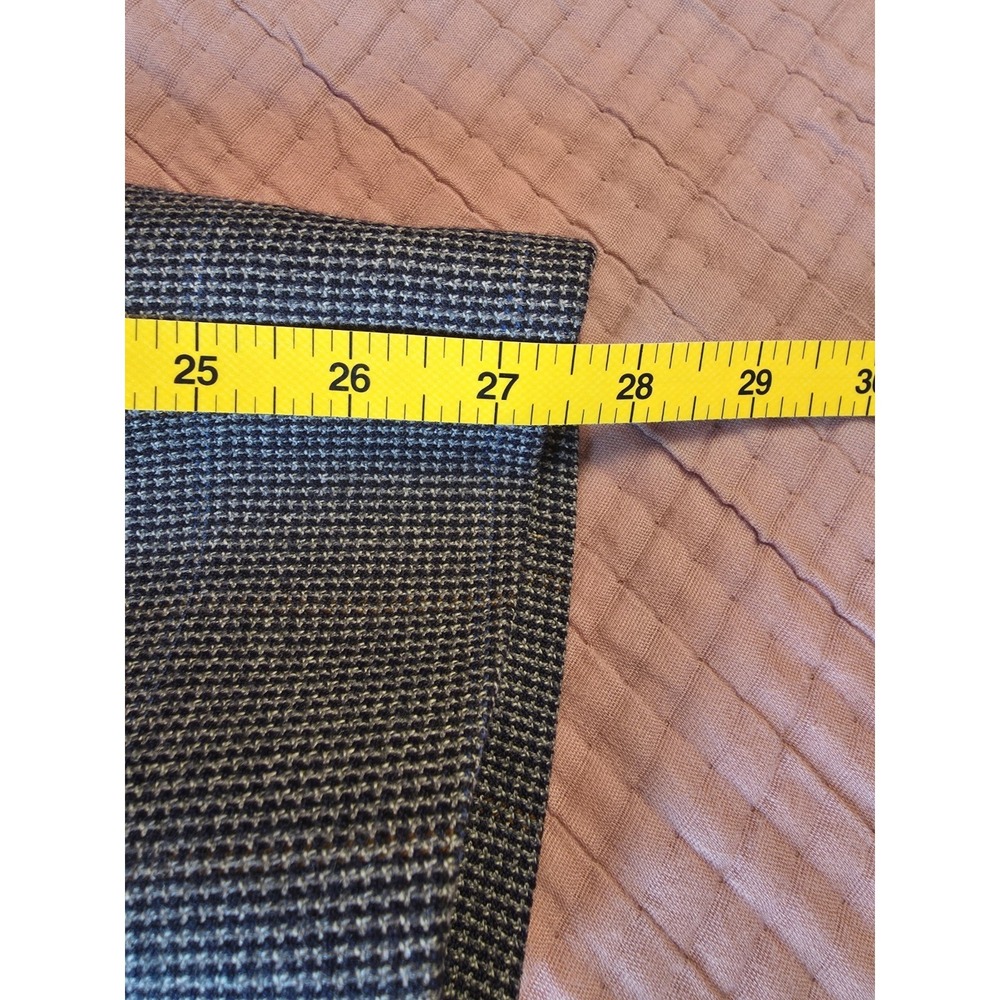 Jos A Bank 50L Gray Black 100% Wool Executive Mens Blazer Jacket Sport Coat - Picture 10 of 11